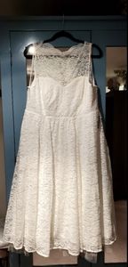 Ivory lace dress